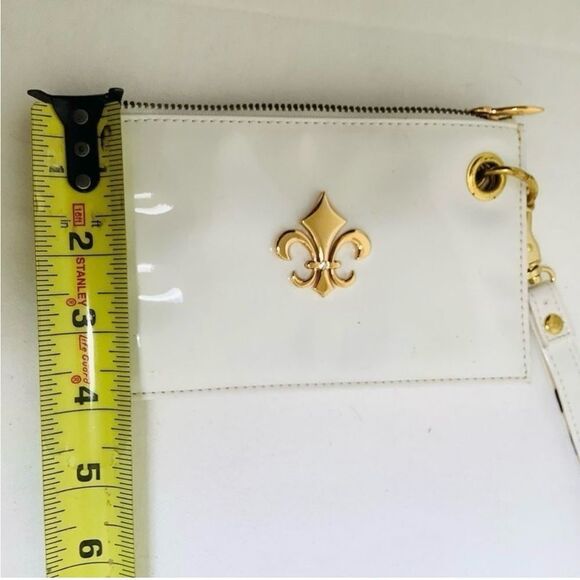 Glam Rock patent leather WRISTLET MINI BAG white - Picture 4 of 6